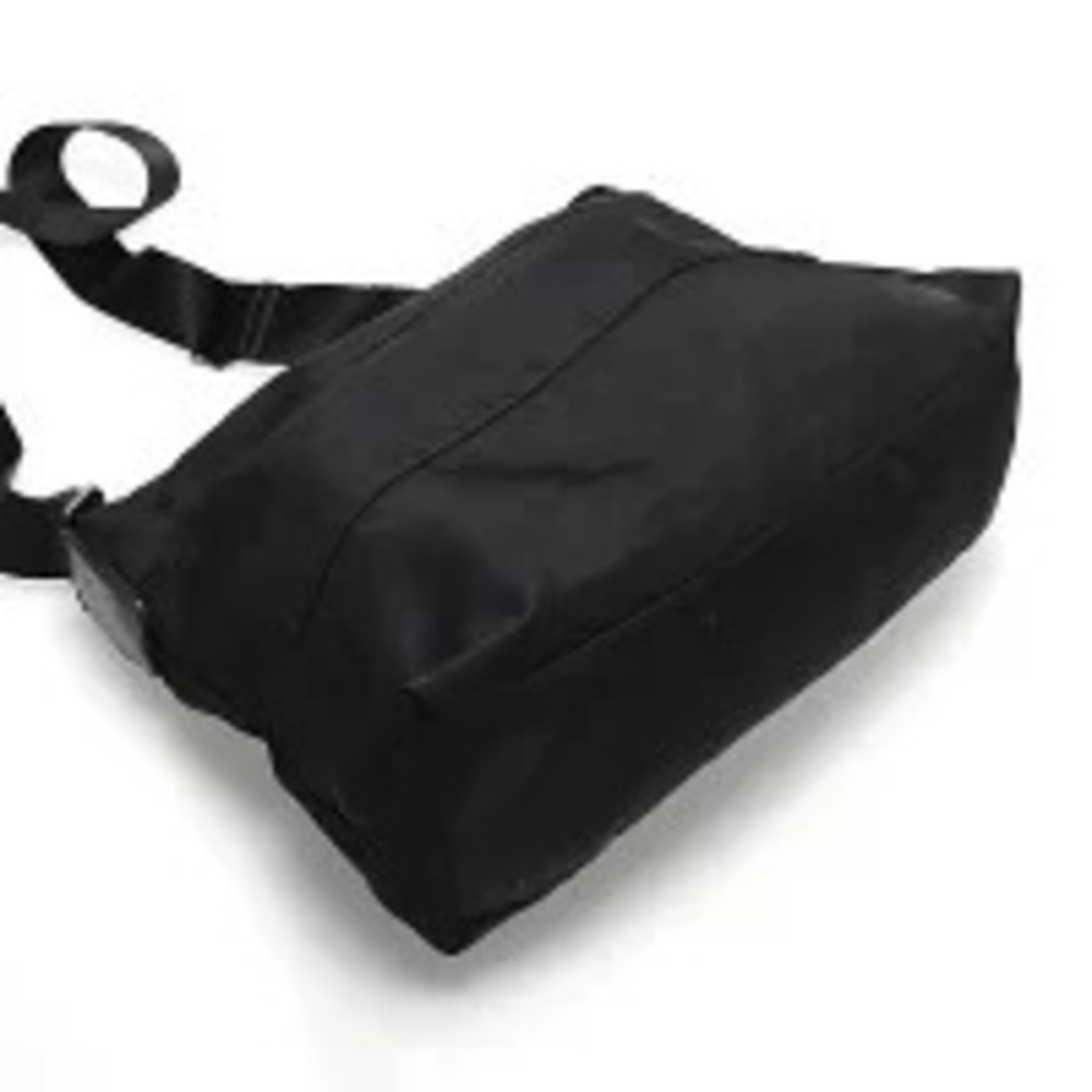 Prada Crossbody Black Tessuto Plate Bag Tessuto Shoulder Nero Black